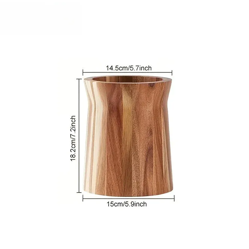 360° Wooden Utensil Caddy - Image 6