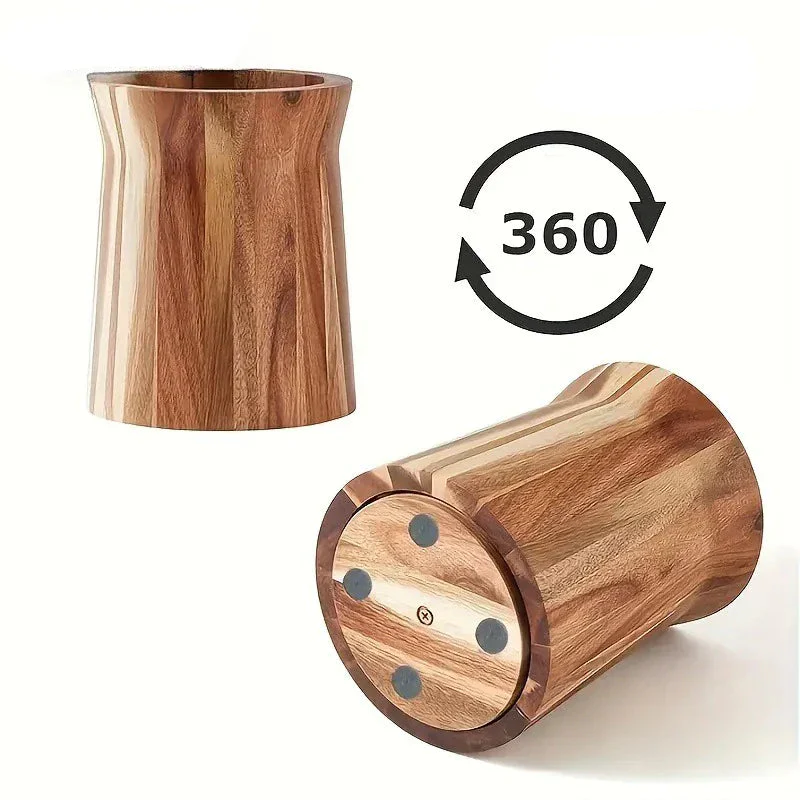 360° Wooden Utensil Caddy - Image 7