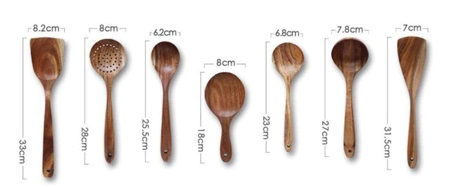 Utensilienset Aus Teakholz - Image 13